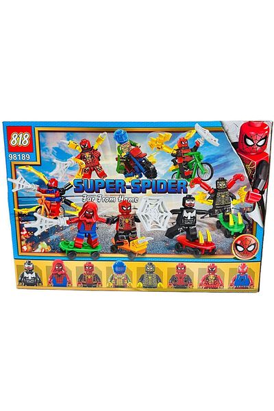 FEN TOYS 344 قطعة لعبة سبايدرمان فينوم ليغو موديل 8