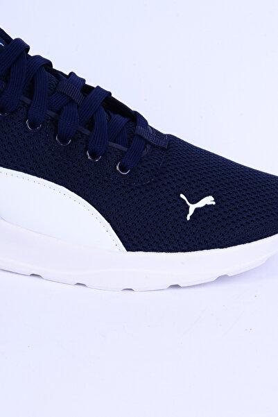 Puma 371128-05 Anzarun Lite Fileli Rahat Taban Hafif Bağcıklı Esnek Lacivert Günlük Erkek Ayakkabı