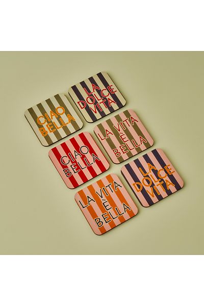 Bella Maison Line 6 Coasters (10X10 cm)