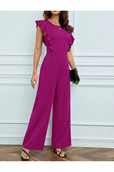 Styling Park Fırfır Detaylı Şık Abiye Tulum