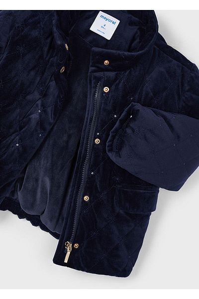 MAYORAL Girl's Velvet Coat - Mnvs 004488