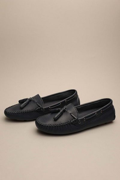 Gondol Women's Genuine Leather Classic Loafer French Purple 37 Ttx.776