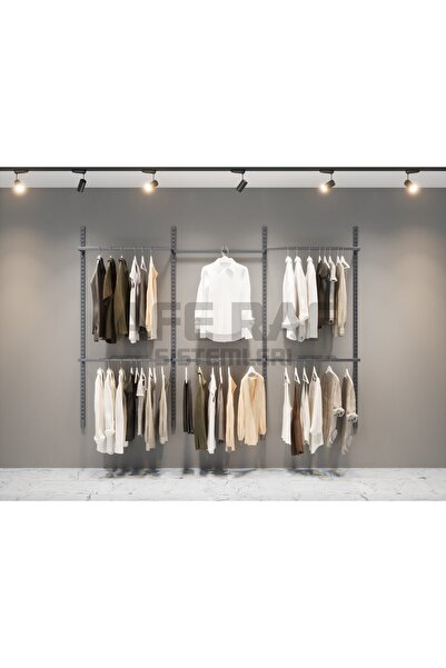AFE DEKOR Mağaza Raf Sistemi, Askılık Sistemi, Butik Rafı, Mağaza Stand, Giyi...