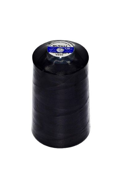 Oltalı 6 Pieces of Fishing Rod Black Number 120 Polyester Sewing Thread (5000 Meters)