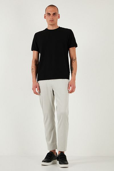 Buratti Cotton Slim Fit Elastic Waist Pipe Leg Trousers Men's Pants 5545S87Jmilano