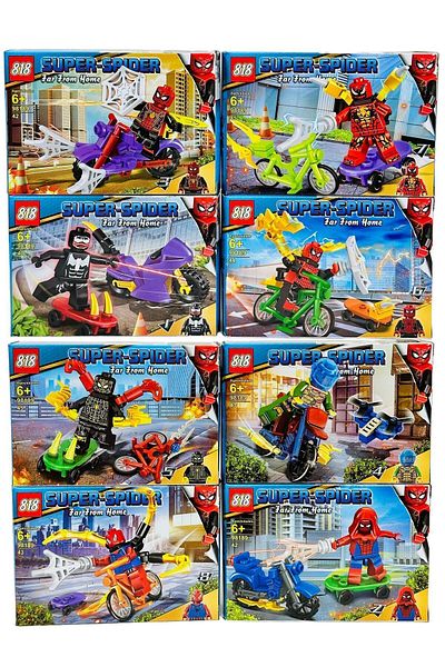 FEN TOYS 344 قطعة لعبة سبايدرمان فينوم ليغو موديل 8