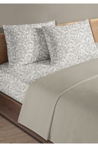 Evim 100% Cotton Doria Soil Single Pique Set 160 X 230 cm