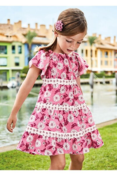 MAYORAL Baskılı Kız Çocuk Elbise