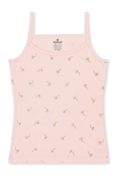 BAYKAR Girl's Cotton Thin Rope Strap Colorful Printed Classic Undershirt 3 Pack 4854 Colorful