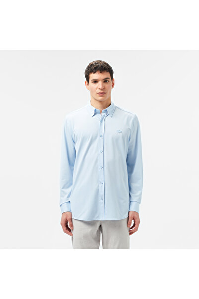 Lacoste Erkek Slim Fit Açık Mavi Gömlek