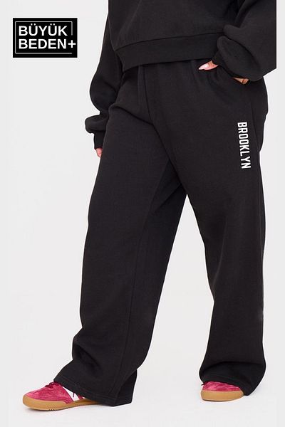 Superlife Superlife Γυναικεία Φούτερ με στάμπα Brooklyn Slim Plus Size