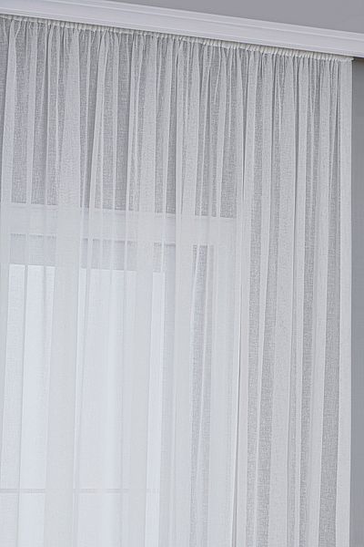 Gauze Fabric Design Ecru Linen Plus Plain Tulle Curtain Does Not Iron