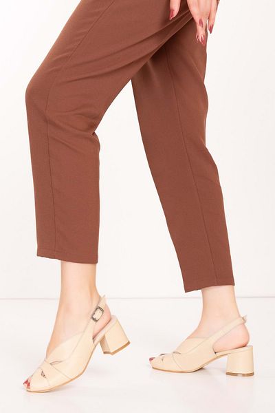 Gondol Classic Genuine Leather Heeled Shoes - Şhn.985