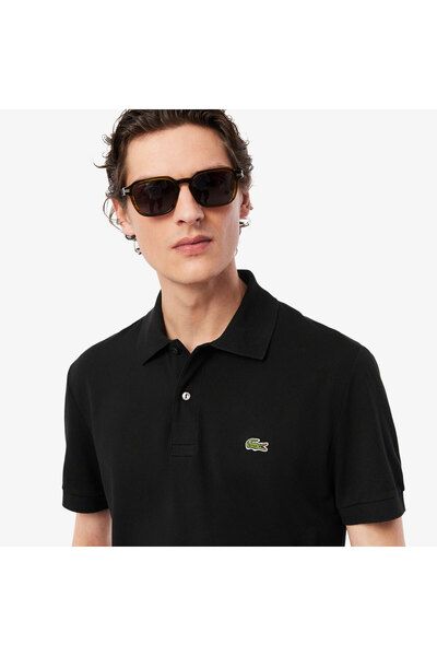 Lacoste L.12.12 Light Erkek Classic Fit Siyah Polo