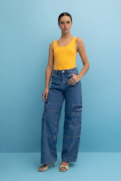 DeFacto Slim Fit Slim Fit U-nyakú Basic Sima alsóing I1059az23sm