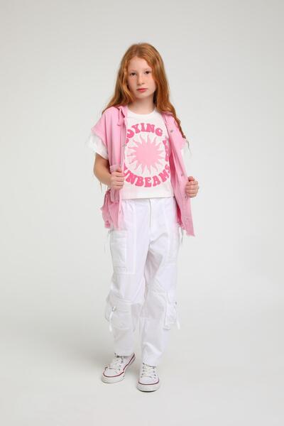 Escabel طقم سترة بناتي مكون من 3 قطع