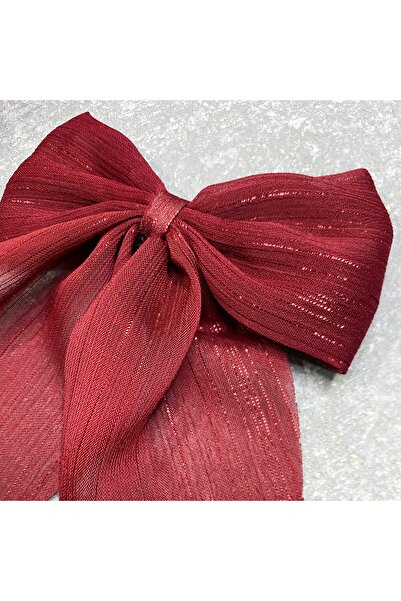 Miniko Butik Klipsli Şifon Kuyruklu Kurdele