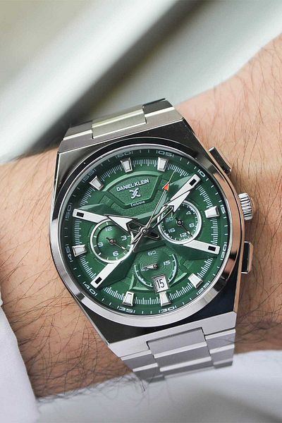 Daniel Klein Dk 350906   Men's Wrist Watch with Steel Cord