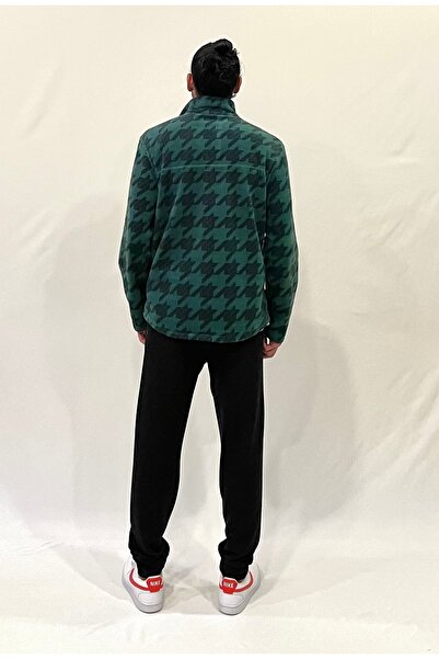 Superlife Ανδρικό φούτερ με άνετη εφαρμογή Softech Fleece με μισό φερμουάρ spr24pw20