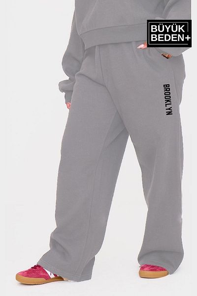 Superlife Superlife Γυναικεία Φούτερ με στάμπα Brooklyn Slim Plus Size