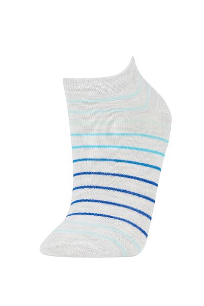 DeFacto Boy's 5-Piece Cotton Striped Booties Socks Y2443A6Ns