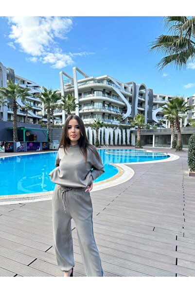 Fast Perry SWEAT HAKİ PANTOLON TAKIMI