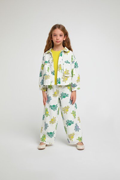 Escabel Set de jachete pentru fetiță, 3 piese, pantaloni largi