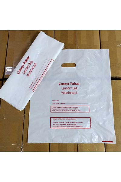 3DTÜKETİM Hotel Dirty Laundry Bag 1000 Pieces - Hygienic Dry Cleaning Bag
