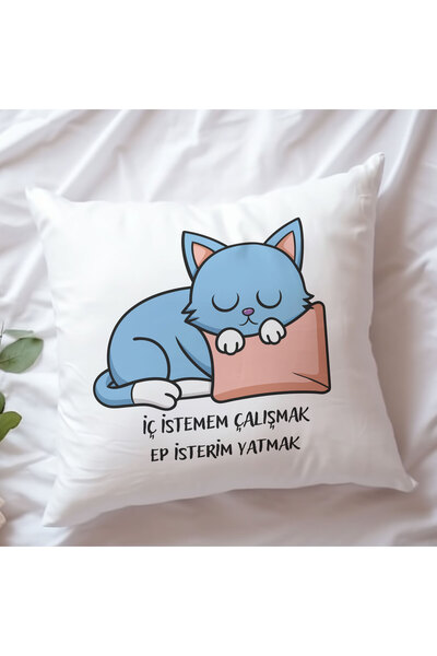 qoeuyl boutique İç İstemem Çalışmak Ep İsterim Yatmak Baskılı Komik Hediyelik...