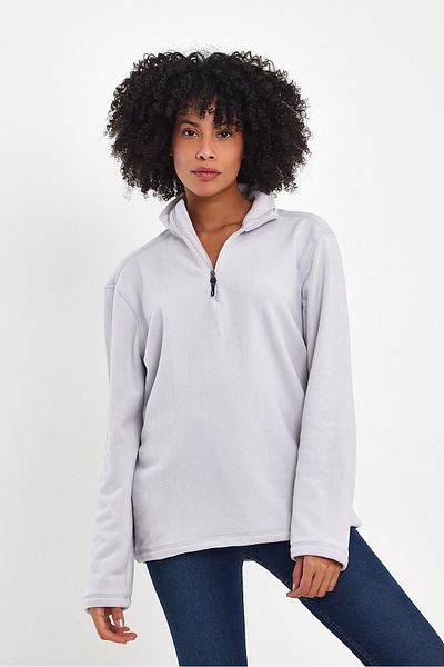 Superlife Γυναικείο φούτερ με μισό φερμουάρ Softech Fleece Superlife
