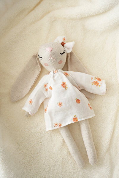 TBA COLLECTION Kız Tavşan Uyku Arkadaşı - Peachy Flowers