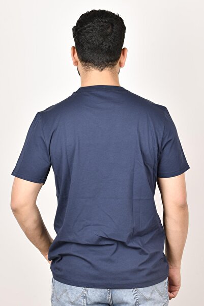 Lee Λ 211918410   Ανδρικό μπλουζάκι Navy Blue Crew Neck