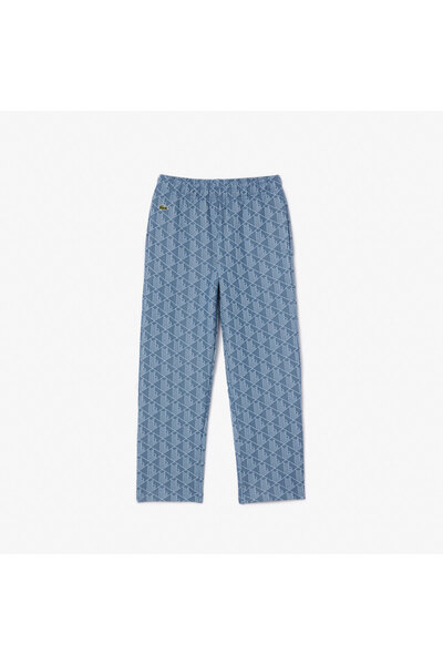 Lacoste Çocuk Monogram Mavi Eşofman Altı