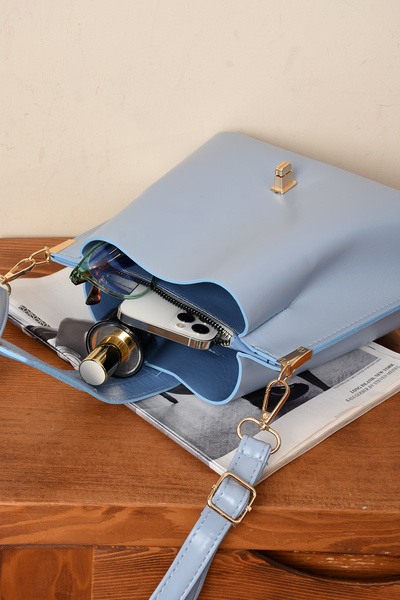 Handley Geantă de calitate pentru femei, cu 3 compartimente, de mână