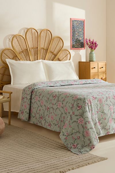 Karaca Home Tamina 100% Cotton Single Single Pique Rose Dried