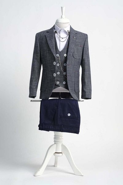 Doctor junior Boy&#39;s Slim Fit Suit Three Piece