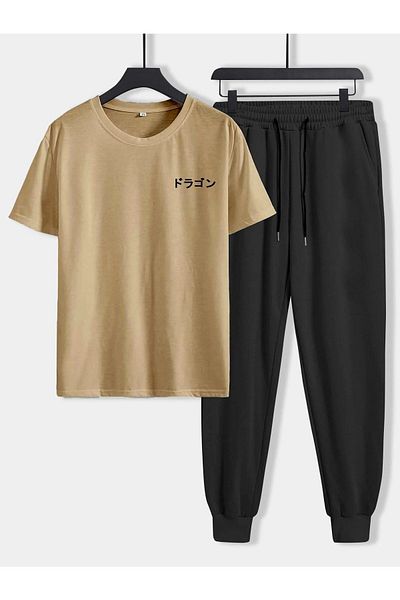 DUBU BUTİK Μπλουζάκι Strong Yak Dragon Mink-Μαύρο Φούτερ Jogger Oversize Cycling Yak