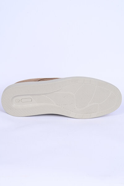 Pierre Cardin 6719 Nubuck με μοτίβο μπροστινής άνετη σόλα με κορδόνια μπεζ casual ανδρικά παπούτσια