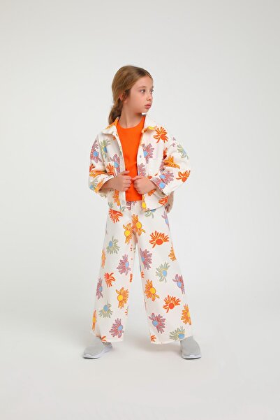 Escabel Set de jachete pentru fetiță, 3 piese, pantaloni largi