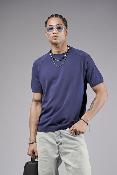 Butik TREND WE Crew Neck Raglan Sleeve Regular Fit κοντομάνικο πλεκτό T-shirt