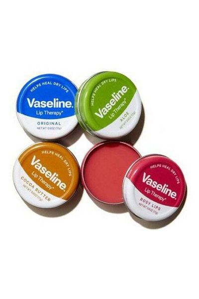 Vaseline Lip Therapy Cocoa Butter Tin PACK OF 4
