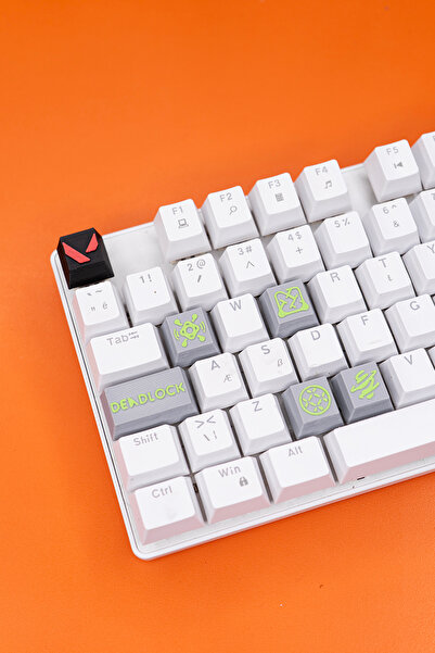Makerpax Valorant Deadlock Keycaps, Q-E-X-C Mekanik Klavye Tuşu