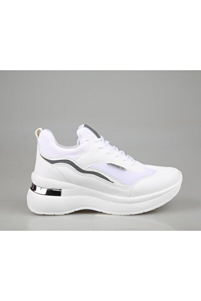 Marka Sesi 327 Beyaz Kadın Sneakers