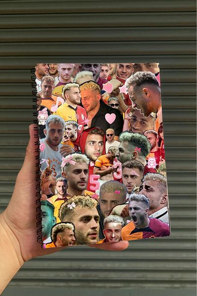 Namgo Caiet A5 cu spirală - 200 de coli Barış Alper Yilmaz Collage