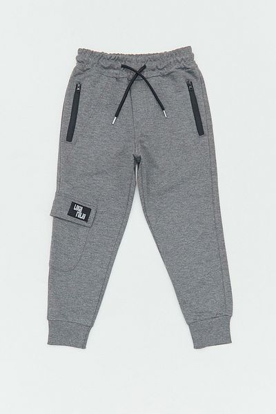 Fulla Moda Pantaloni de sport Jogger pentru băieți cu talie elastică și buzunare cargo