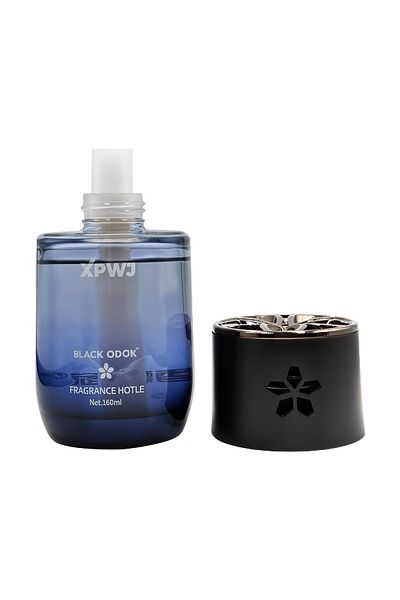 Black Odor Car Air Freshener - Shangri-La Scent, 160ml, Long-Lasting Fragrance