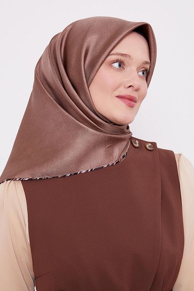 Levidor ανοιχτό καφέ Μεταξωτό μαντίλι Twill