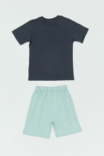 Fulla Moda Wolf Printed Boy's Shorts Suit