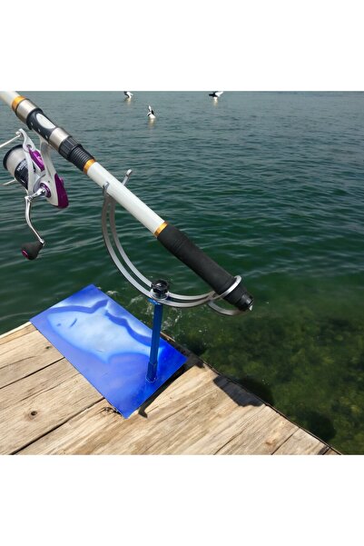 Home Döner Başlı Olta Standı | İskele Olta Aparatı | Düz Tabanlı Olta Standı