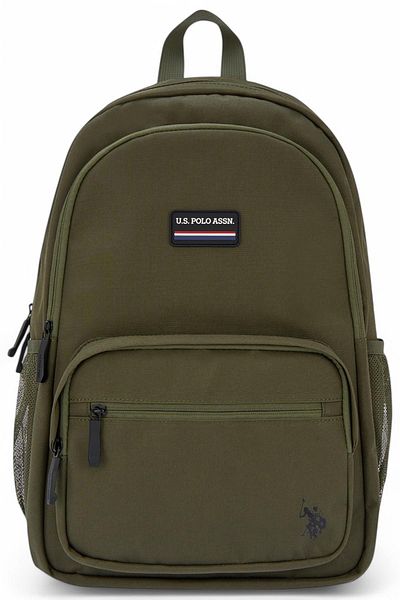 U.S. Polo Assn. U.S. Polo Assn. Placan25054 High School & College Backpack – Stylish Design for Everyday and Travel Khaki